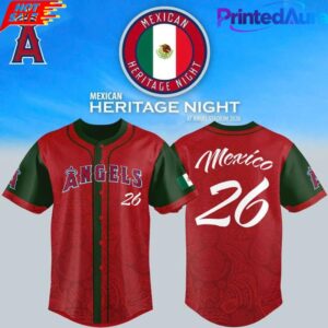 Los Angeles Angels 2026 Mexican Heritage Special Baseball Jersey