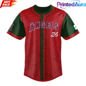 Los Angeles Angels 2026 Mexican Heritage Special Baseball Jersey 1 Los Angeles Angels 2026 Mexican Heritage Special Baseball Jersey 1