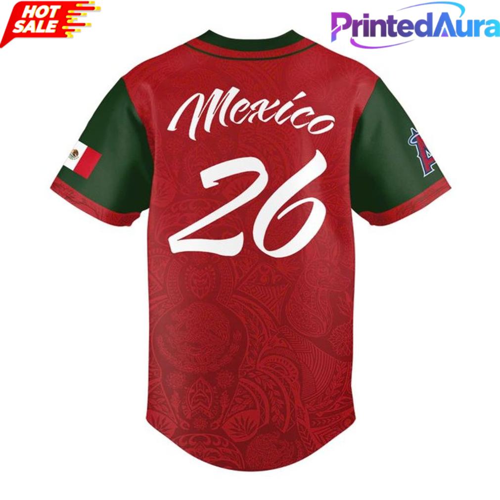 Los Angeles Angels 2026 Mexican Heritage Special Baseball Jersey Los Angeles Angels 2026 Mexican Heritage Special Baseball Jersey