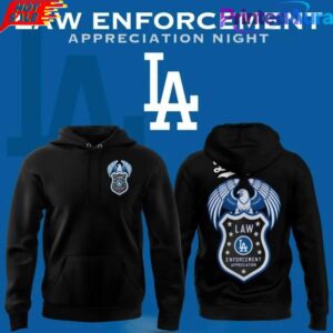 Los Angeles Dodgers x Law Enforcement Night 2026 Special Hoodie