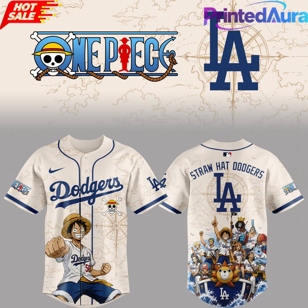 Los Angeles Dodgers x One Piece 2026 Limited Edition Jersey Los Angeles Dodgers x One Piece 2026 Limited Edition Jersey