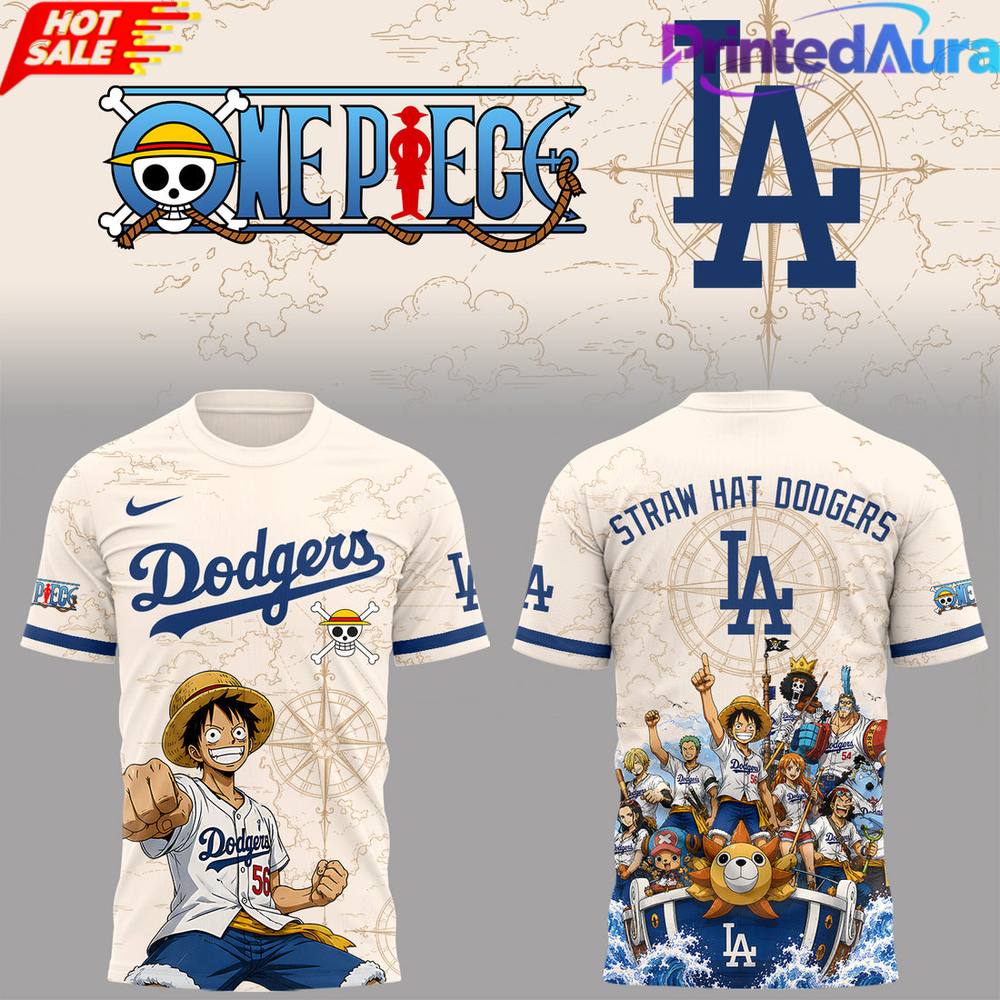 Los Angeles Dodgers x One Piece 2026 Limited Edition Tshirt Los Angeles Dodgers x One Piece 2026 Limited Edition Tshirt