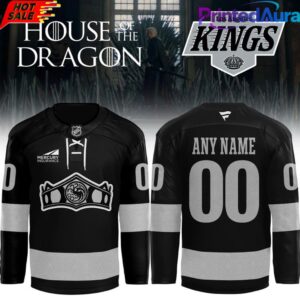 Los Angeles Kings  House of the Dragon The Rightful Queen Black Edition Jersey