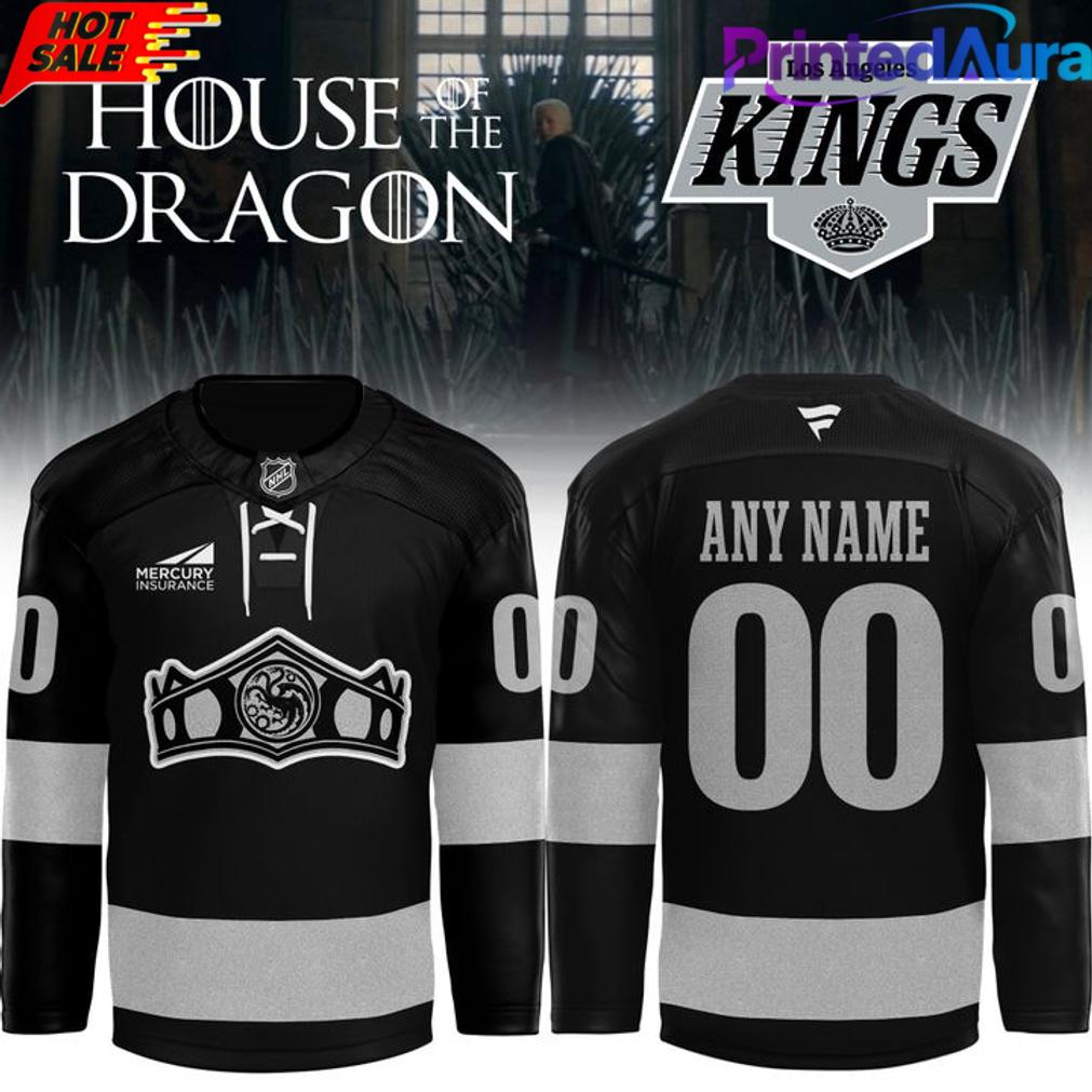 Los Angeles Kings House of the Dragon The Rightful Queen Black Edition Jersey Los Angeles Kings House of the Dragon The Rightful Queen Black Edition Jersey