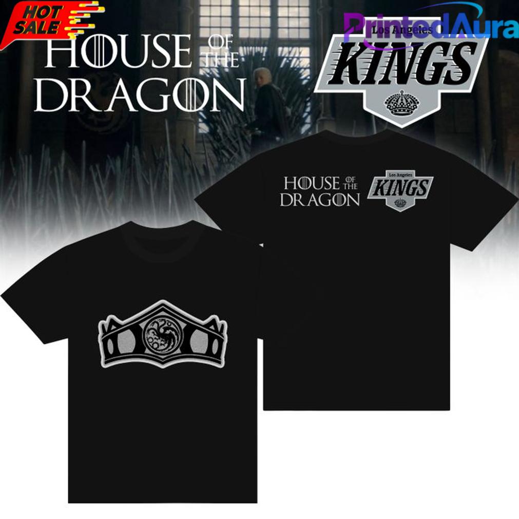 Los Angeles Kings House of the Dragon The Rightful Queen Black Edition Tee Los Angeles Kings House of the Dragon The Rightful Queen Black Edition Tee