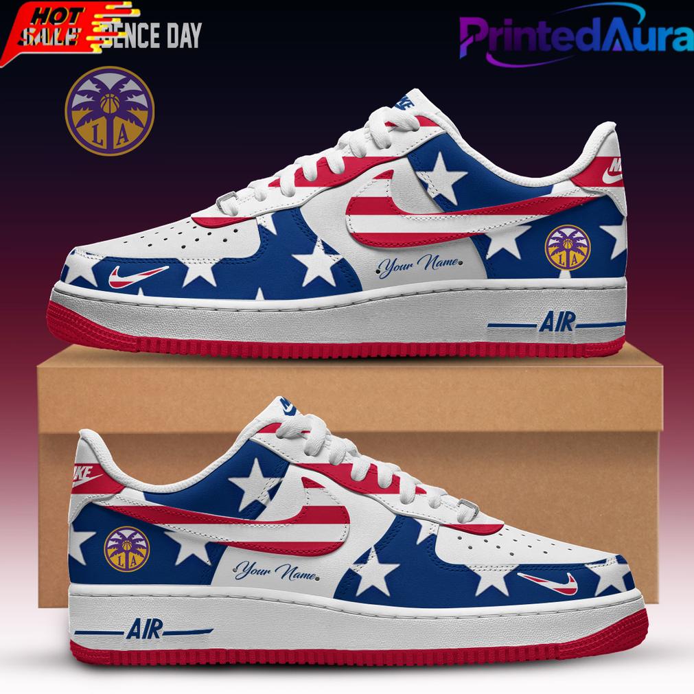 Los Angeles Sparks x Independence Day Air Force 1 Custom For Fans Los Angeles Sparks x Independence Day Air Force 1 Custom For Fans