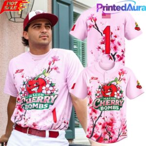 Macon Bacon x Cherry Bombs 2026 Limited Edition Baseball Jersey
