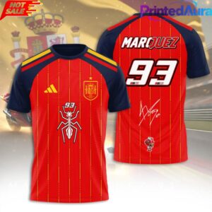 Marc Mrquez x Spain National Football Limited Edition T-Shirt 1