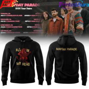 Mayday Parade 2026 Tour Dates Hoodie 1