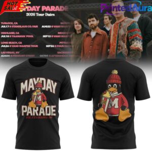 Mayday Parade 2026 Tour Dates T-Shirt