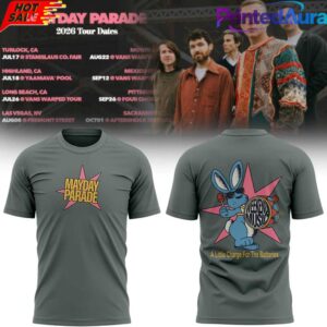 Mayday Parade 2026 Tour Dates T-Shirt 3
