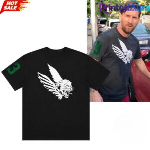 Messi Distressed Trim Flying Tiger Tee
