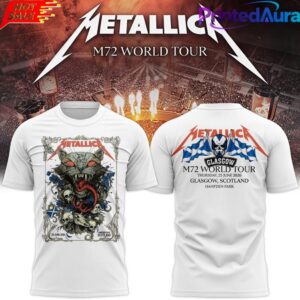 Metallica M72 World Tour Glasgow Special Tee