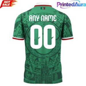 Mexico FIFA World Cup 2026 Disney Mickey Inspired Custom Polo Shirt 2 Mexico FIFA World Cup 2026 Disney Mickey Inspired Custom Polo Shirt 2