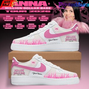 ANNA Million Dollar Babe Tour 2026 Custom AF1 Shoes