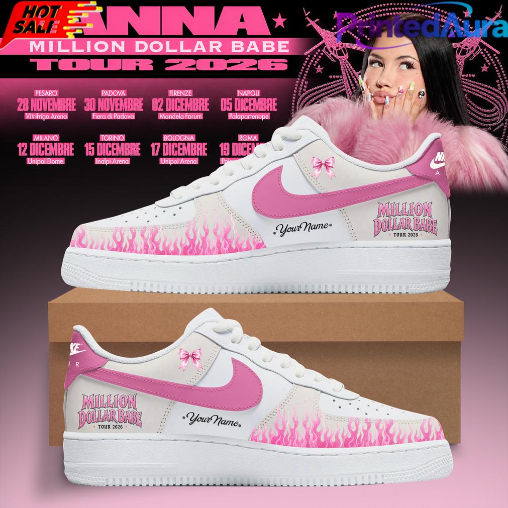 ANNA Million Dollar Babe Tour 2026 Custom AF1 Shoes ANNA Million Dollar Babe Tour 2026 Custom AF1 Shoes