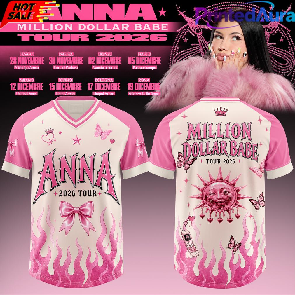 ANNA Million Dollar Babe Tour 2026 Football Jersey ANNA Million Dollar Babe Tour 2026 Football Jersey