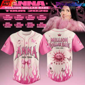 ANNA Million Dollar Babe Tour 2026 Pink Flame Jersey