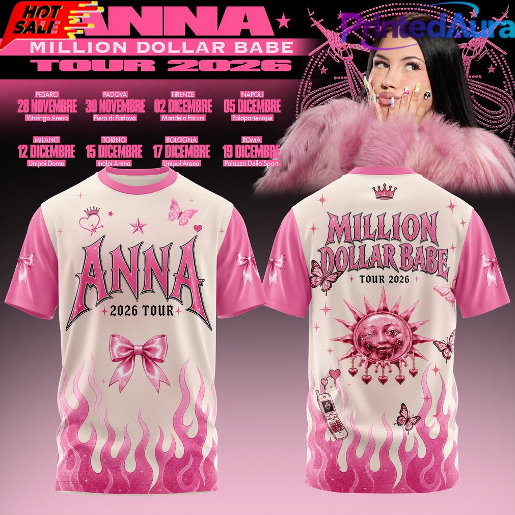 ANNA Million Dollar Babe Tour 2026 T-Shirt ANNA Million Dollar Babe Tour 2026 T-Shirt