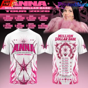 ANNA Million Dollar Babe Tour 2026 White Shirt