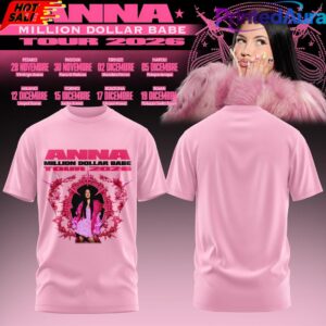 ANNA Million Dollar Babe Tour Pink T-Shirt