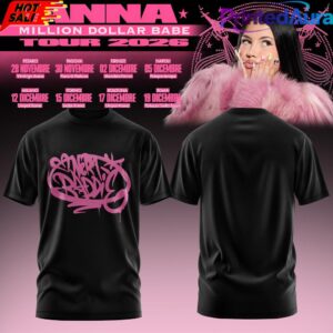 ANNA Million Dollar Babe Tour Special Black Tee