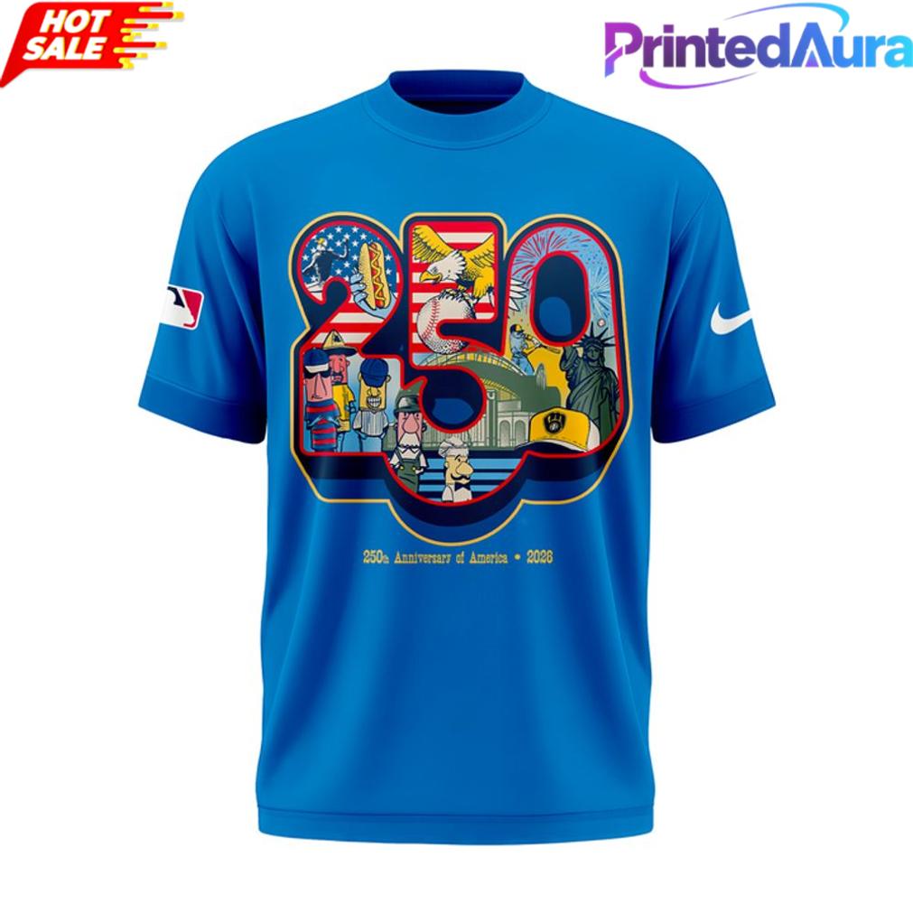 Milwaukee Brewers Celebrate America’s 250th Tee Milwaukee Brewers Celebrate America’s 250th Tee
