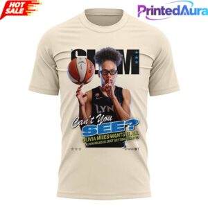Minnesota Lynx Unisex Cream Olivia Miles Slam Limited Edition Shirt 1