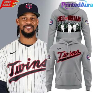 Minnesota Twins 2026 MLB at Field of Dreams Game Hoodie 2