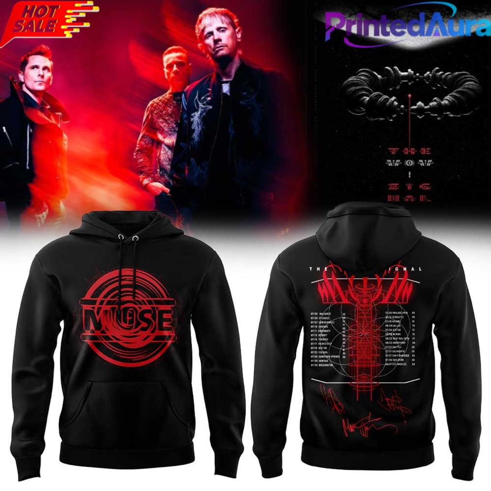 Muse The Wow Signal Tour 2026 Hoodie Muse The Wow Signal Tour 2026 Hoodie