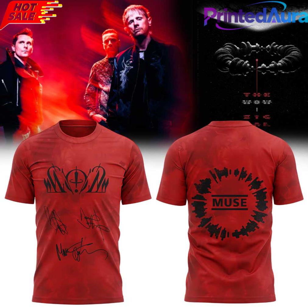 Muse The Wow Signal Tour 2026 T-Shirt Muse The Wow Signal Tour 2026 T-Shirt