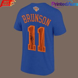 NYK Jalen Brunson Signatures Print X-Ray Blue Edition Tee 2 NYK Jalen Brunson Signatures Print X-Ray Blue Edition Tee 2