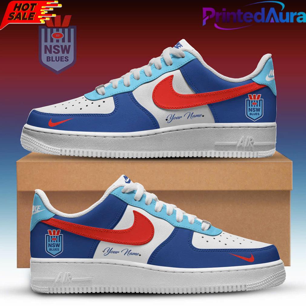 New South Wales Blues Special Edition AF1 Shoes New South Wales Blues Special Edition AF1 Shoes