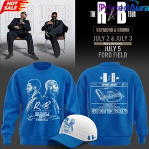 New Sweatshirt White Chris Brown Usher Raymond x Detroit Lions The RB Tour 2 New Sweatshirt White Chris Brown Usher Raymond x Detroit Lions The RB Tour 2