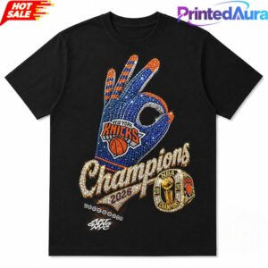 New York Knicks 2026 NBA Finals Champions Art Gang NYC Edition Shirt