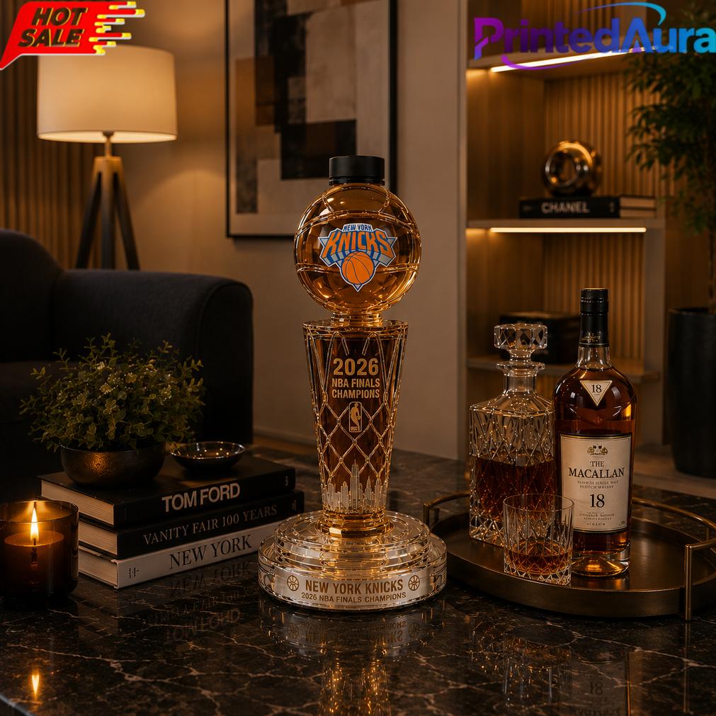New York Knicks 2026 NBA Finals Champions Whiskey Bottle New York Knicks 2026 NBA Finals Champions Whiskey Bottle