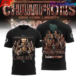 New York Liberty 2026 WNBA Commissioner’s Cup Champions Tee Limited Edition