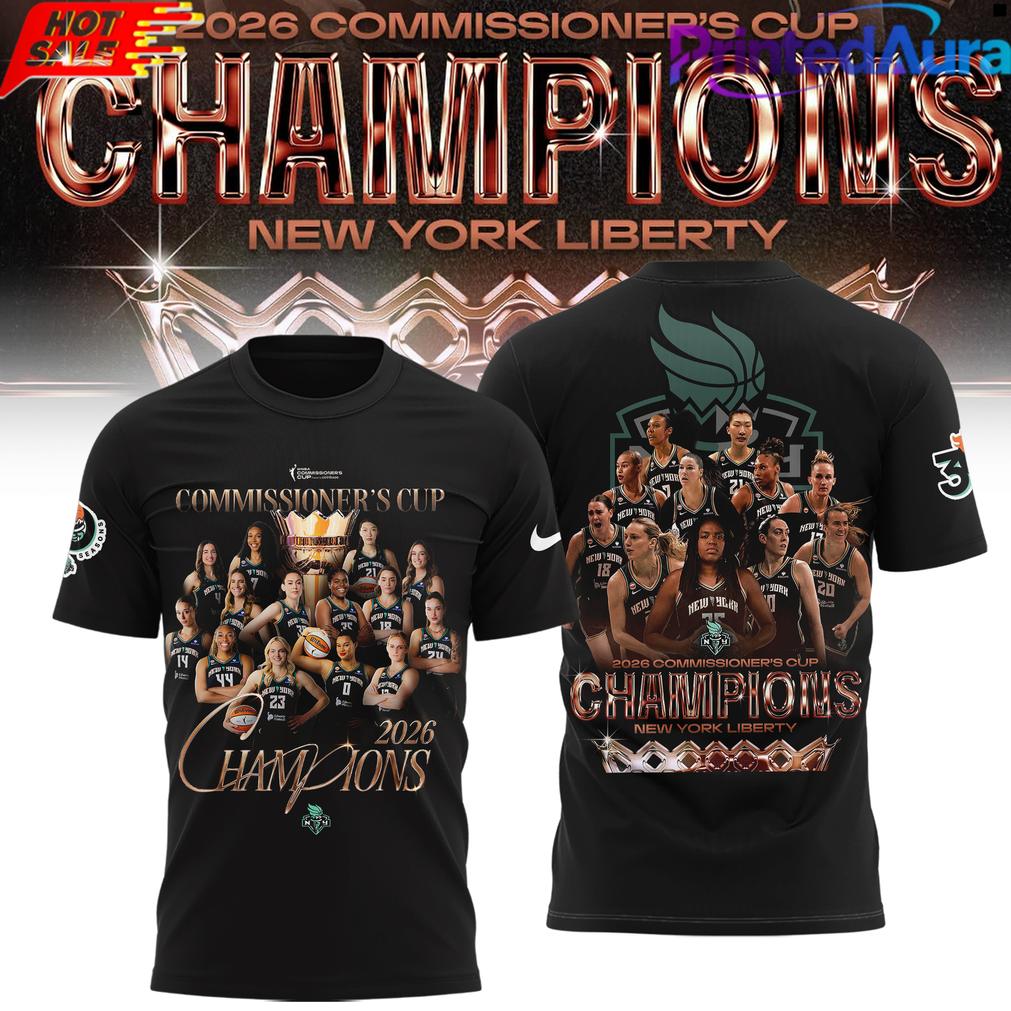 New York Liberty 2026 WNBA Commissioner’s Cup Champions Tee Limited Edition New York Liberty 2026 WNBA Commissioner’s Cup Champions Tee Limited Edition