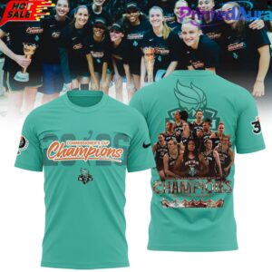 New York Liberty WNBA Commissioner’s Cup Champions 2026 Tee