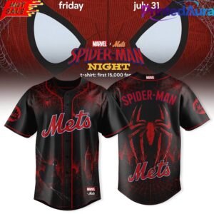 New York Mets SpiderMan Night Game Jersey