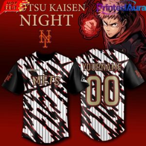 New York Mets x Jujutsu Kaisen Night 2026 Baseball Jersey