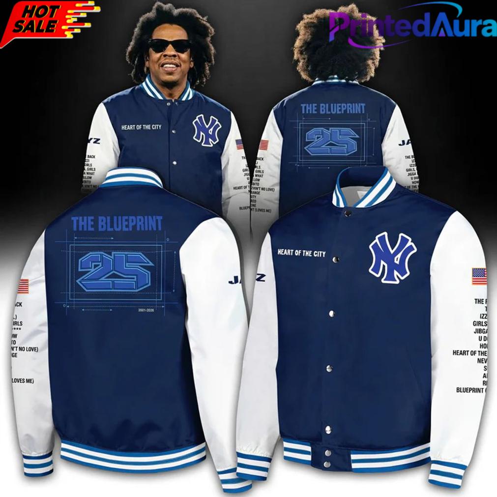 New York Yankees 2026 JAŸ-Z30 Reasonable Doubt Bomber Jacket New York Yankees 2026 JAŸ-Z30 Reasonable Doubt Bomber Jacket