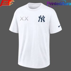 New York Yankees x KAWS 2026 Special White Shirt 1
