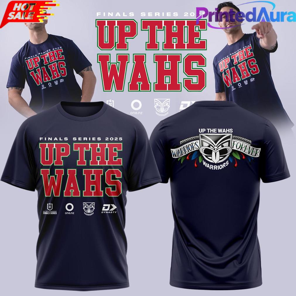 New Zealand Warriors Tee UP THE WAHS Finals Series Edition New Zealand Warriors Tee UP THE WAHS Finals Series Edition
