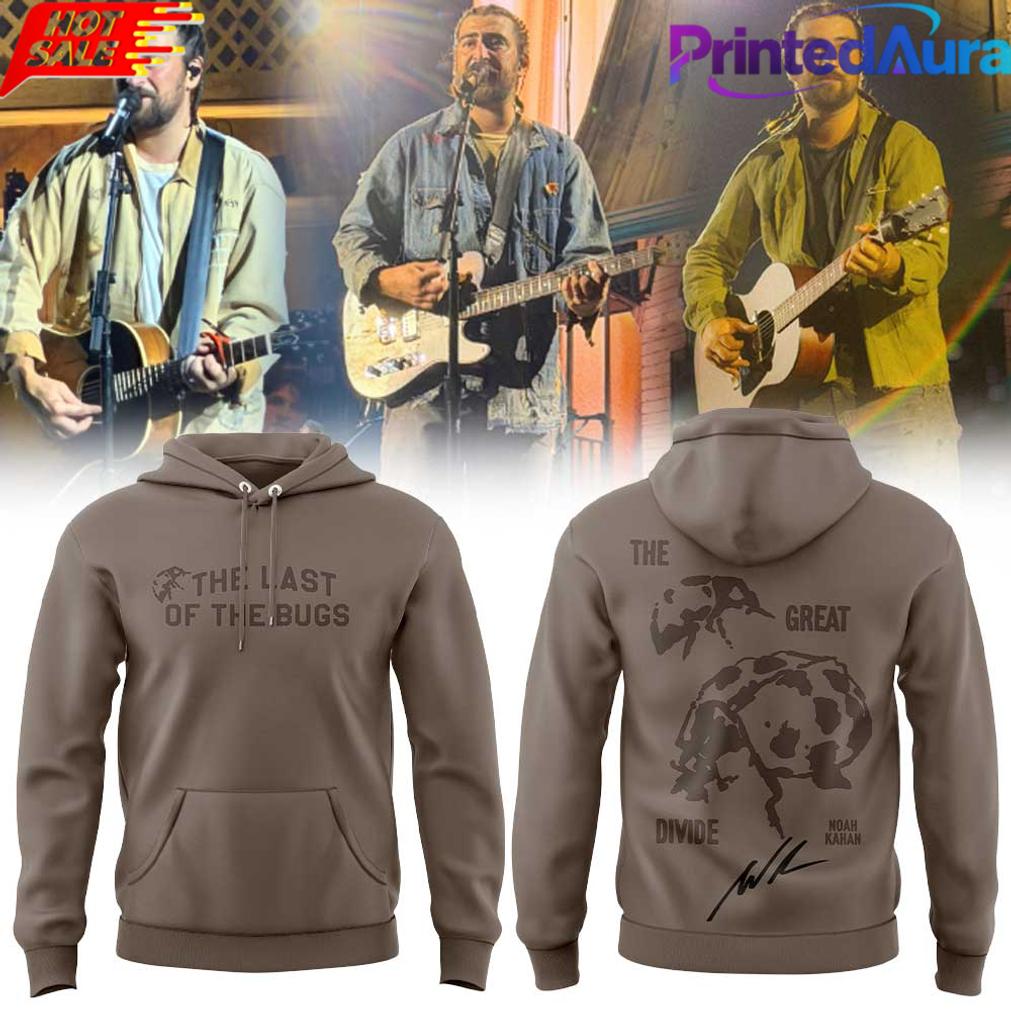 Noah Kahan The Great Divide The Last Of The Bugs Limited Hoodie Noah Kahan The Great Divide The Last Of The Bugs Limited Hoodie