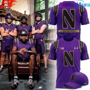 Northwestern Wildcats Football New 2026 T-Shirt 1 Northwestern Wildcats Football New 2026 T-Shirt 1