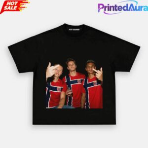 Norway Team Classic Soccer Supporter Graphic Tee