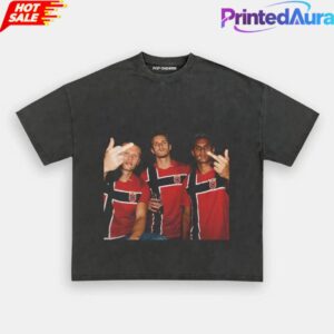 Norway Team Classic Soccer Supporter Graphic Tee 1
