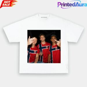 Norway Team Classic Soccer Supporter Graphic Tee 2