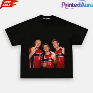 Norway Team Nordic Soccer Supporter Graphic Tee